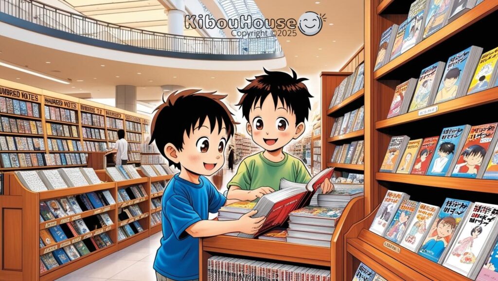 ショッピングモール内の書店は?