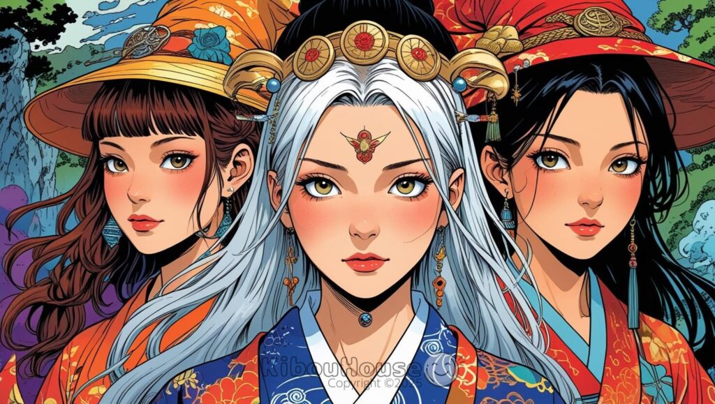 時代を超えた魔法使いキャラクター