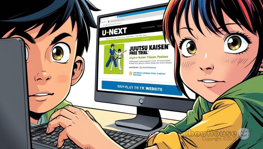 U-NEXTなら初回特典で『呪術廻戦』が無料試し読み可能