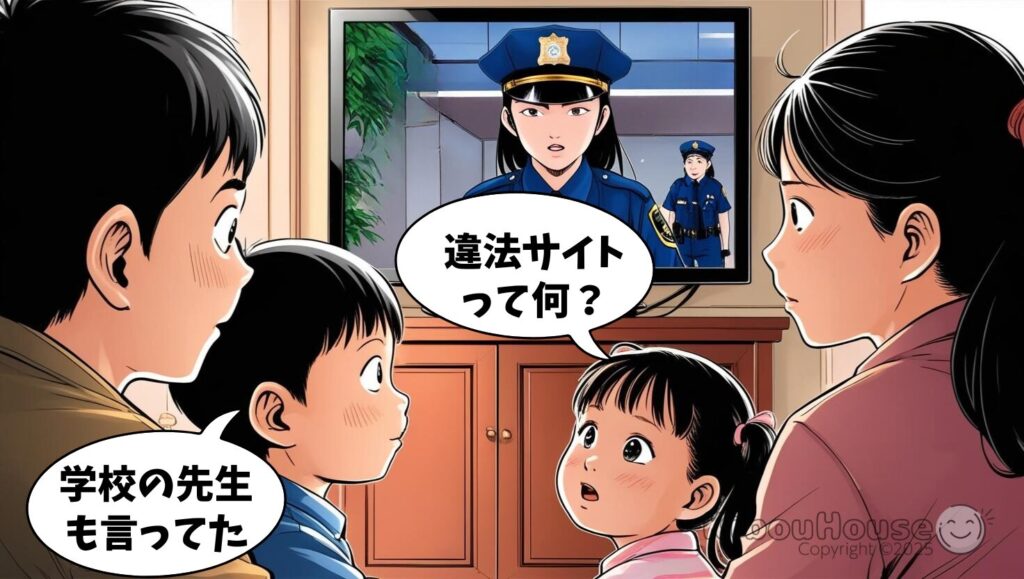 知らずにアクセス？違法サイトの危険性