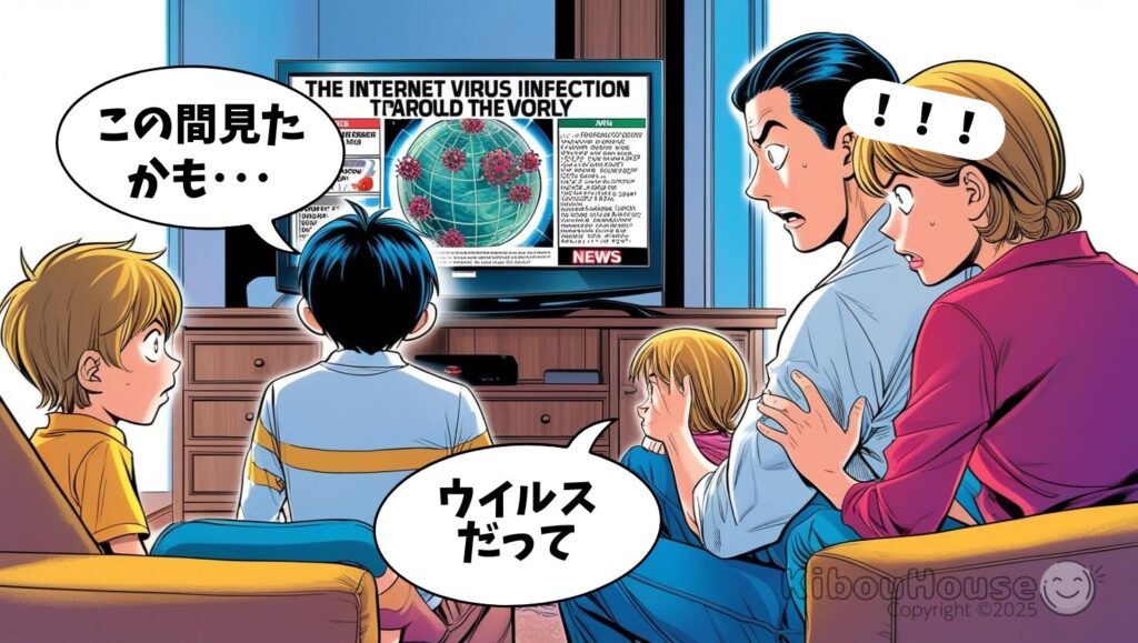 ウイルス感染や個人情報流出のリスクとは