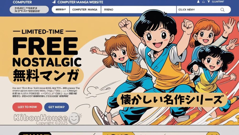 期間限定!無料で読める懐かし漫画キャンペーン情報